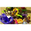 Image 2 : Aquarium and box of misc toys and cards