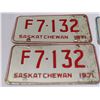 Image 2 : 71,73,76 sask licence plates