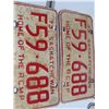 Image 4 : 71,73,76 sask licence plates