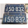 Image 4 : 61,62,65,73 sask licence plates