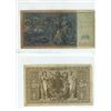 Image 2 : 2 1910 Germany Reichsbanknote; 100 & 1000