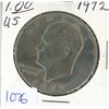 Image 1 : 1972 U.S. Silver 1 Dollar Coin
