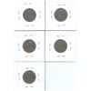 Image 2 : 5 Canadian 5 cent Coins - various years