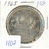 Image 1 : 1965 Canadian Silver 1 Dollar Coin