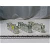 Image 1 : 3 Glass Train Figurines