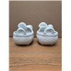 Image 2 : Vintage Set of Two Ceramic Dog Planters