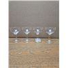 Image 1 : Vintage Set of 4 Etched Glasses