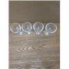 Image 3 : Vintage Set of 4 Etched Glasses