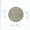 Image 2 : CANADA SILVER 25 CENTS 1954