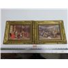 Image 1 : Two old pictures. 13" (33.5 cm) wide & 10.5" (27 cm) high. Fairly good condition. 1227 Silver Jubile