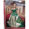 Image 5 : 2011 holiday barbie doll barbie collector green gold dress