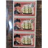 Image 2 : Strip of 5 Antigua 5 Cents Stamps depicting Captain Horatio Nelson & his ship Boreas. Mint.