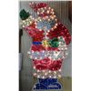 Image 1 : Vintage lighted holographic waving santa- working - more than 45" tall