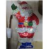 Image 2 : Vintage lighted holographic waving santa- working - more than 45" tall