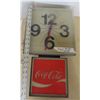 Image 2 : Vintage coca-cola lighted clock- working