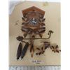 Image 1 : Vintage german schneider black forest wood cuckoo clock