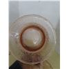 Image 3 : Depression pink open rose centerpiece low bowl with pitcher