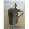 Image 1 : Antique 0.5 liter pewter mug
