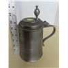 Image 2 : Antique 0.5 liter pewter mug