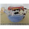 Image 4 : Vintage ceramic noah's art cookie jar