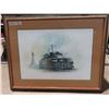 Image 1 : 1978 CA ferry boat by kelly with certificate of authenticity-31"x24"