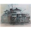Image 3 : 1978 CA ferry boat by kelly with certificate of authenticity-31"x24"
