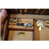 Image 3 : Men's jewelry box & Contents - watch chain