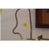 Image 7 : Men's jewelry box & Contents - watch chain