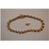 Image 1 : Tennis bracelet, w/ extra link - metal not stamped