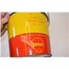 Image 2 : Vintage Shell Oil 10lb grease can - nice graphics