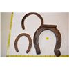 Image 1 : Hand forged horse shoes
