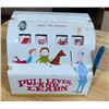 Image 6 : Vintage Pull Lever And Learn Toy - Louis Marx Toys