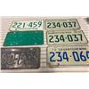 Image 2 : 1968, 1969, 1970, 1972 Saskatchewan License Plates x 6