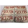 Image 2 : 1973, 1975 Saskatchewan License Plates x 6