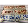 Image 1 : 1971, 1975, 1976 Saskatchewan License Plates x 6