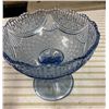 Image 1 : Vintage Large Blue Glass Bowl