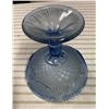 Image 2 : Vintage Large Blue Glass Bowl