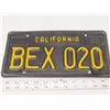 Image 1 : 1963 California licence plate