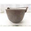 Image 3 : 6" iron lead smelting pot 4" tall w/handle