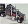 Image 2 : Kenworth "Hardcore Chopper" semi truck and trailer - 17.5" black cab