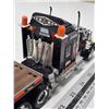 Image 2 : Kenworth "Flatbed" semi truck and trailer - 17.5" black cab