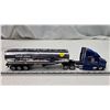 Image 1 : Kenworth tanker, semi truck and trailer - 17.5" blue cab