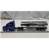 Image 3 : Kenworth tanker, semi truck and trailer - 17.5" blue cab