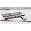 Image 2 : Peterbilt "Maggie's Trucking" semi truck and trailer - 15" white cab