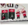 Image 3 : 11 Christmas hanging Coca-Cola ornaments, w/ Coca-Cola bucket and handle