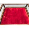 Image 2 : Large glass framed display case - 23"x18"x6.5"H