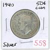 Image 1 : 1940 Canadian silver 50 cent coin