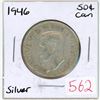 Image 1 : 1946 Canadian silver 50 cent coin