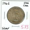 Image 1 : 1962 Canadian silver 50 cent coin