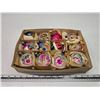 Image 1 : Box of 12 vintage Christmas tree ornaments